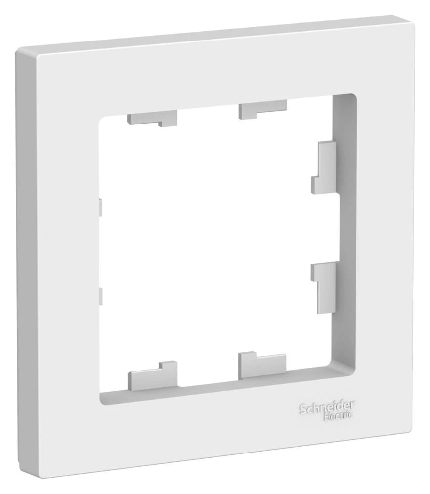  артикул ATN001301 название Рамка 1-ая (одинарная), Белый Лотос, серия Atlas Design, Schneider Electric